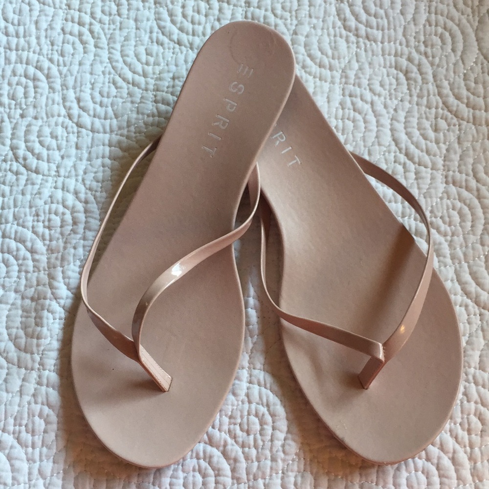 Brand new Esprit flip flops